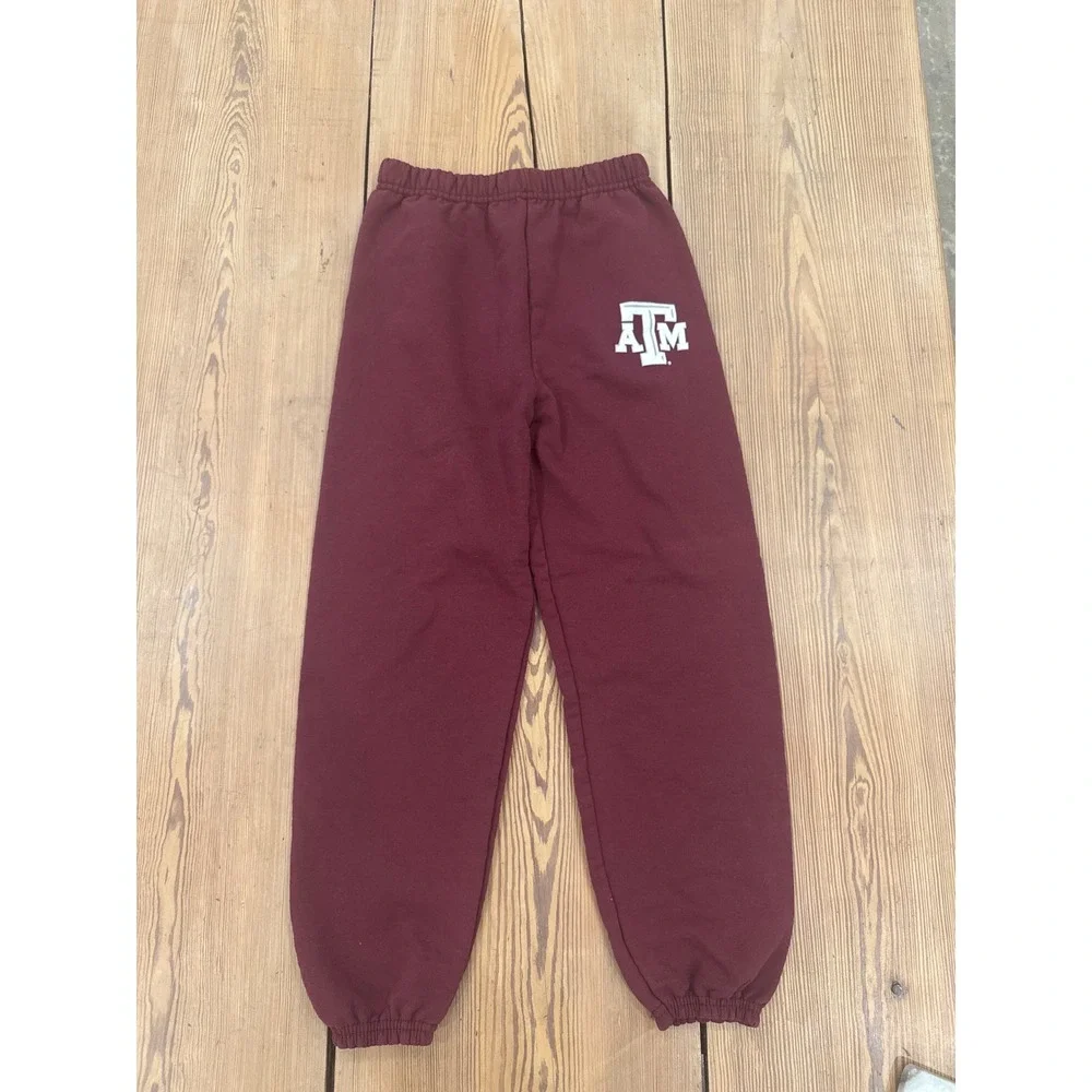 Youth Texas A&M Aggies Sweatpants‎ Maroon Jerzees Size M